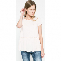 Answear - Top. Szare topy damskie ANSWEAR, l, z dzianiny, z okrągłym kołnierzem. W wyprzedaży za 39,90 zł.