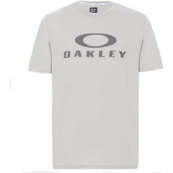 Oakley O Bark Stone Gray M. Szare koszulki męskie Oakley, m, bez wzorów, bez kołnierzyka, z krótkim rękawem, krótkie. Za 109,00 zł.