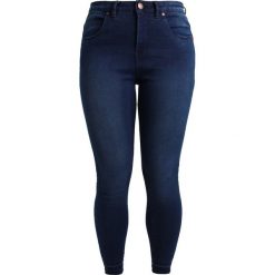 Zizzi CROPPED AMY SUPER Jeansy Slim Fit dark blue. Niebieskie jeansy damskie relaxed fit marki Zizzi, z bawełny. Za 209,00 zł.