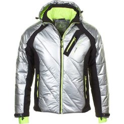 Kurtka narciarska w kolorze srebrnym. Szare kurtki męskie Peak Mountain, m, bez wzorów, bez kaptura, narciarskie. W wyprzedaży za 309,95 zł.