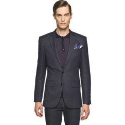 Marynarka geslin granatowy regular fit. Niebieskie marynarki męskie Recman, m, bez wzorów. Za 339,99 zł.
