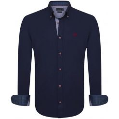 Sir Raymond Tailor Koszula Męska Wrapped L Ciemnoniebieska. Niebieskie koszule męskie Sir Raymond Tailor, m, bez wzorów, bez kołnierzyka, bez rękawów. Za 149,00 zł.