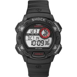 Timex - Zegarek T49977. Czarne, cyfrowe zegarki męskie marki Timex, szklane. W wyprzedaży za 259,90 zł.