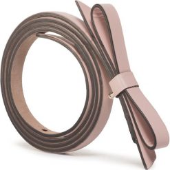 Pasek Damski RED VALENTINO - TQ0T0A73MEN Nude N17. Różowe paski damskie Red Valentino, w paski, ze skóry. Za 399,00 zł.