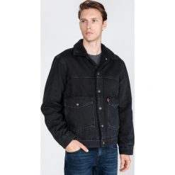 Levi's® Patched Sherpa Trucker Kurtka Czarny. Czarne płaszcze męskie na jesień, s, bez wzorów, z poliesteru, bez kaptura. Za 619,95 zł.