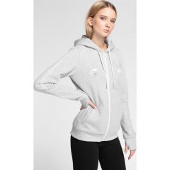 Bluza damska 4Hills BLD100 - szary melanż. Szare bluzy damskie s, z nadrukiem, z dzianiny. Za 159,99 zł.