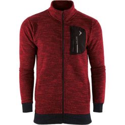 Bluza w kolorze czerwonym. Czerwone bluzy męskie Outhorn, xxl, bez wzorów, z bawełny, z golfem, bez rękawów, bez kaptura. W wyprzedaży za 69,95 zł.