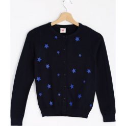 Swetry chłopięce: Granatowy Sweterek Joyful Stars