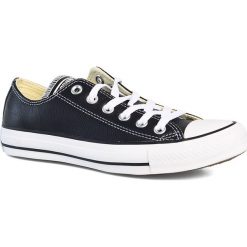 Converse - Tenisówki Chuck Taylor All Star. Czarne tenisówki damskie marki Converse, ze skóry. W wyprzedaży za 279,90 zł.