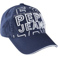 Czapka z daszkiem Pepe Jeans. Szare czapki męskie Pepe Jeans, bez wzorów, z jeansu. Za 99,00 zł.