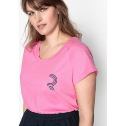 T-shirty damskie: Gładki T-shirt z okrągłym dekoltem, z krótkim rękawem