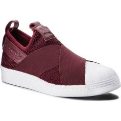 Buty adidas - Superstar Slip On W B37371 Rednit/Rednit/Ftwwht. Czerwone buty sportowe damskie marki Adidas, na co dzień, ze skóry, na płaskiej podeszwie. W wyprzedaży za 269,00 zł.