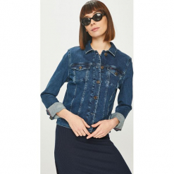 Tommy Jeans - Kurtka. Niebieskie kurtki damskie marki Tommy Jeans, s, z elastanu. Za 449,90 zł.