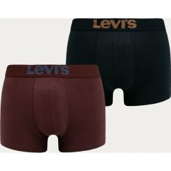 Levi's - Bokserki (2-pack). Różowe bokserki męskie Levi's®, s, z nadrukiem, z elastanu. Za 99,90 zł.