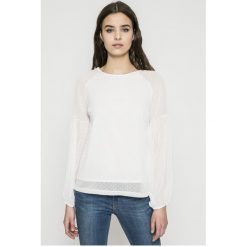 Answear - Bluzka Wild Nature. Szare bluzki nietoperze ANSWEAR, l, z poliesteru, casualowe, z okrągłym kołnierzem. W wyprzedaży za 59,90 zł.