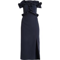 Keepsake ESCAPE MIDI DRESS Sukienka letnia navy. Niebieskie sukienki damskie marki Keepsake, na lato, xl, bez wzorów, z poliesteru, bez kołnierzyka, bez rękawów, midi. Za 809,00 zł.
