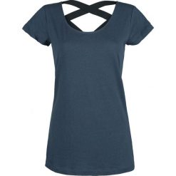 Rock Angel Carlotta Koszulka damska granatowy. Niebieskie bluzki damskie marki Rock Angel, s, rockowe. Za 42,90 zł.