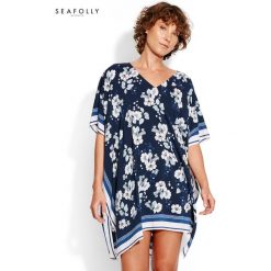 Tunika plażowa Seafolly Splendour 53542-KA. Szare tuniki plażowe damskie Seafolly, bez wzorów, bez rękawów. Za 419,00 zł.