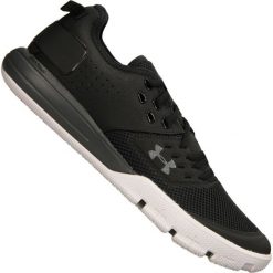 Czarne Buty treningowe Under Armour Charged Ultimate 3.0 M 3021294-001. Czarne buty sportowe męskie Under Armour, na wiosnę, z tkaniny, bez zapięcia, na fitness i siłownię. W wyprzedaży za 379,00 zł.