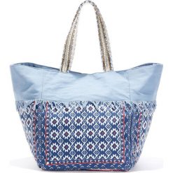Shopper bag damskie: Torebka shopper w azteckie wzory