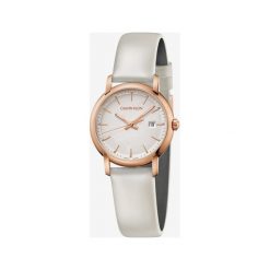 Calvin Klein Established Zegarek Biały Beżowy. Brązowe zegarki damskie Calvin Klein, złote. Za 1196,95 zł.