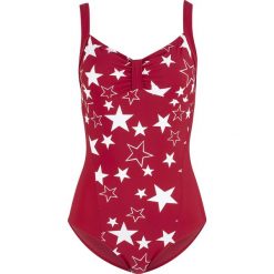 Kostium kąpielowy shape bonprix czerwono-biały. Czerwone stroje kąpielowe damskie marki bonprix, bez wzorów. Za 124,99 zł.