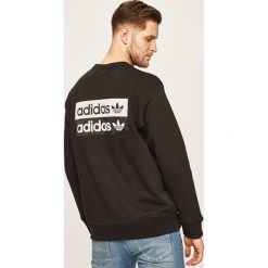 Adidas Originals - Bluza. Czarne bluzy męskie adidas Originals, s, z aplikacjami, z bawełny, z okrągłym kołnierzem, bez rękawów, bez kaptura. Za 229,90 zł.