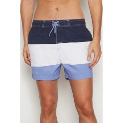 Szorty-bokserki w paski. Niebieskie kąpielówki męskie marki La Redoute Collections, w paski. Za 96,98 zł.