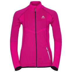 Bluzy sportowe damskie: Odlo Bluza tech. Odlo Midlayer full zip VELOCITY – 612301 – 612301/30330/S