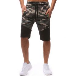 Spodenki i szorty męskie: Spodenki dresowe męskie woodland camo (sx0636)