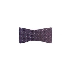 Ciemnogranatowa mucha jedwabna w biało-czerwone kwiatki W108. Czerwone muszki męskie Modini Moda Męska, na co dzień, w kwiaty, z jedwabiu, eleganckie. Za 99,00 zł.
