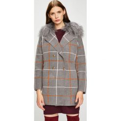 Trussardi - Płaszcz. Szare kurtki damskie marki Trussardi, s, bez wzorów, z elastanu. W wyprzedaży za 699,90 zł.