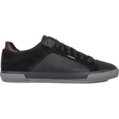 Geox Kaven Tenisówki Czarny. Czarne trampki męskie Geox, bez wzorów, ze skóry, bez zapięcia. Za 411,95 zł.