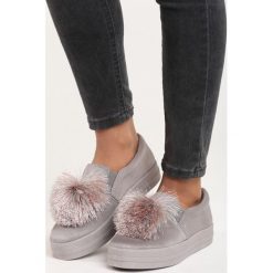Szare Slip On Tassel. Szare trampki damskie slip on Born2be. Za 59,99 zł.