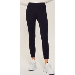 Legginsy: Legginsy - Granatowy