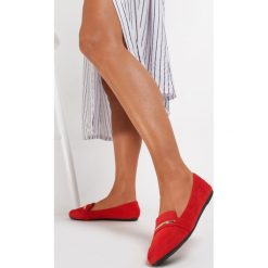 Czerwone Mokasyny Adolyse. Czerwone mokasyny damskie Renee. Za 59,99 zł.