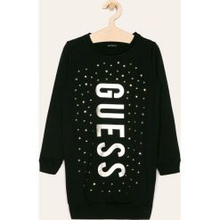 Guess Jeans - Sukienka dziecięca 118-175 cm. Różowe sukienki dziewczęce z nadrukiem, z elastanu, casualowe, długie, maxi, proste. W wyprzedaży za 159,90 zł.