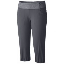 Bryczesy damskie: Mountain Hardwear Spodnie Damskie Dynama Capri Graphite S