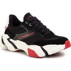 Sneakersy CALVIN KLEIN JEANS - Sigma B4R0884 Black. Czarne półbuty damskie Calvin Klein Jeans, z jeansu. Za 939,00 zł.