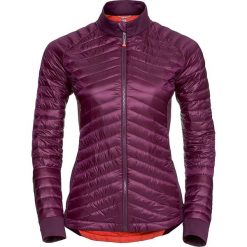 Kurtka puchowa "Helium Cocoon" w kolorze fioletowym. Fioletowe kurtki damskie Odlo Women, s, bez wzorów, z puchu, bez kaptura. W wyprzedaży za 389,95 zł.
