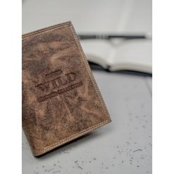 Portfel męski skórzany Always Wild RMH-02 brąz - Brązowy. Pomarańczowe portfele męskie ALWAYS WILD, bez wzorów. Za 44,99 zł.