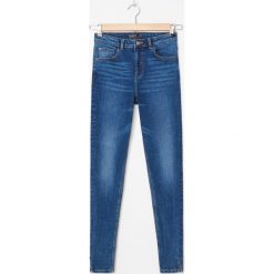 Jeansy high waist skinny - Niebieski. Niebieskie jeansy damskie House, z podwyższonym stanem. Za 79,99 zł.