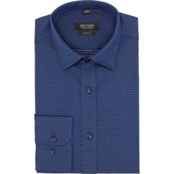 Koszula versone 2688 długi rękaw slim fit granatowy. Niebieskie koszule męskie Recman, m. Za 95,99 zł.