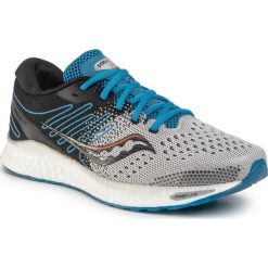 Buty SAUCONY - Freedom 3 S20543 Gry/Blu. Szare buty sportowe męskie Saucony, ze skóry ekologicznej, bez zapięcia, do biegania. Za 699,00 zł.