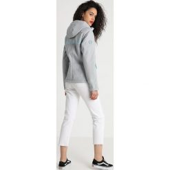 Superdry HOODED WINTER WINDTREKKER Kurtka przejściowa heelflip grey marl/blue turquoise. Szare kurtki damskie marki Superdry, l, z nadrukiem, z bawełny, z okrągłym kołnierzem. Za 509,00 zł.