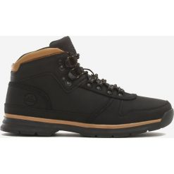 Czarne Trapery Shanay. Czarne buty trekkingowe męskie Born2be, z nubiku, na sznurówki. Za 199,99 zł.