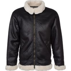 Alpha Industries Kurtka ze skóry ekologicznej black. Czarne marynarki męskie Alpha Industries, m, bez wzorów, z poliesteru. Za 879,00 zł.