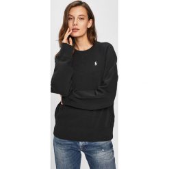 Polo Ralph Lauren - Bluza. Czarne bluzy damskie Polo Ralph Lauren, s, bez wzorów, z bawełny, bez rękawów, bez kaptura. Za 579,90 zł.