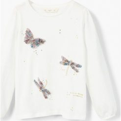 Bluzki dziewczęce bawełniane: Mango Kids - Bluzka dziecięcy Bichos 110-164 cm