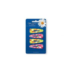 TOP CHOICE Spinka "PYK" Motyl Glitter różowe i żółte 4szt 6523163. Czerwone ozdoby do włosów TOP CHOICE. Za 4,41 zł.